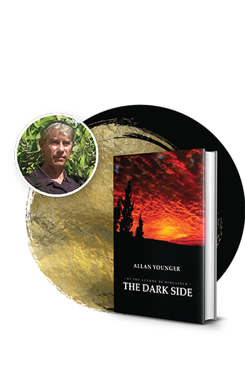 The Dark Side front cover & author