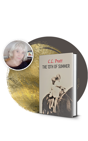 The 13th of Summer front cover with author
