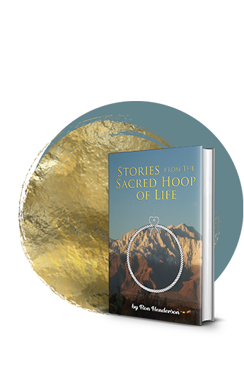 Stories from the Sacred Hoop of Life front cover with author