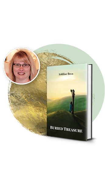 Buried Treasure front cover with author